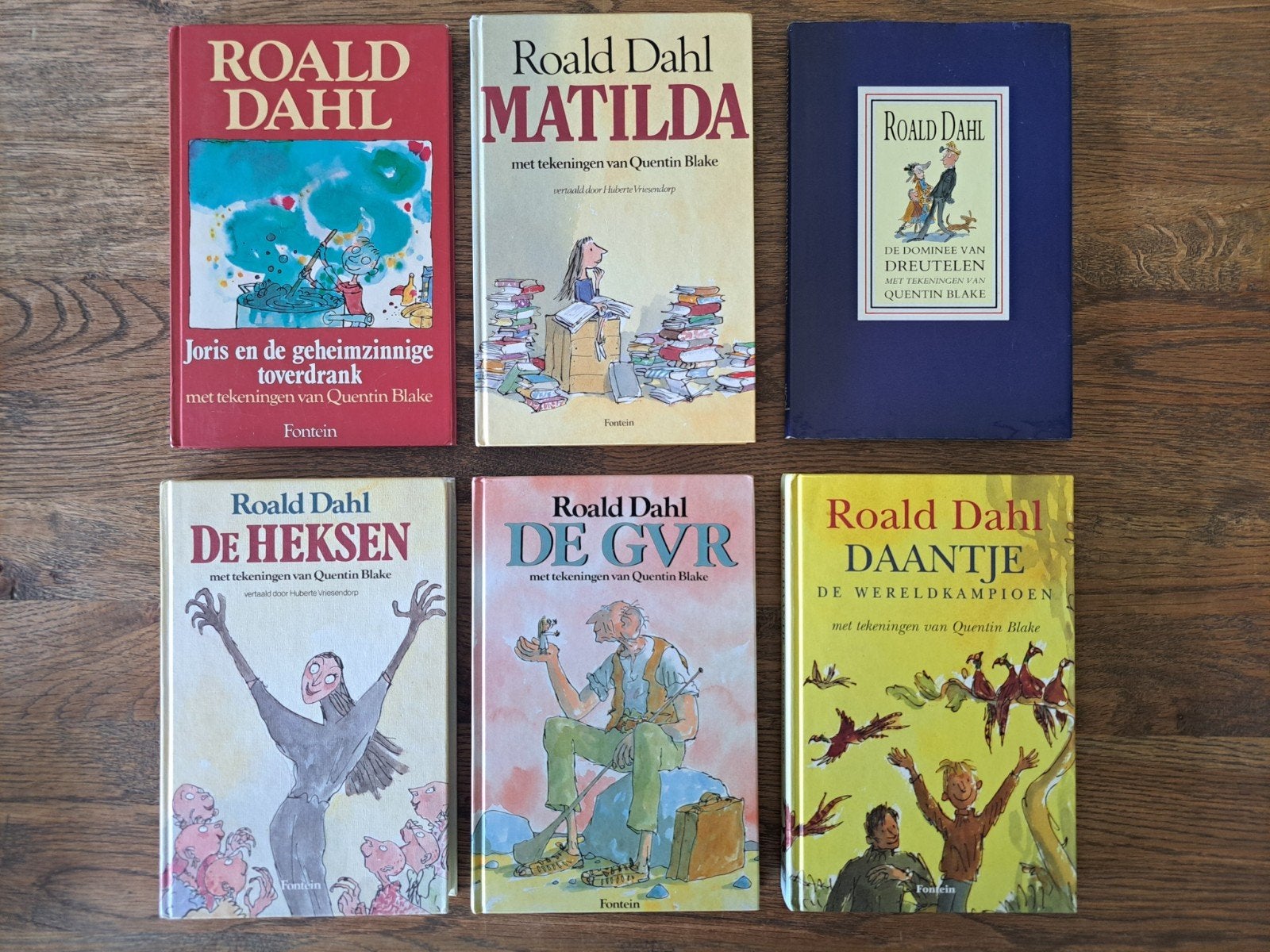 Roald Dahl pakket - 6x hardcover, Boeken, Ophalen of Verzenden, Zo goed als nieuw, Roald Dahl; Quentin Blake, Fictie