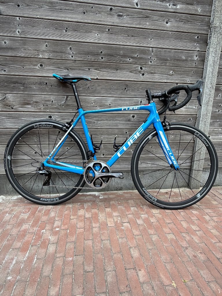 Koersfiets cube litening sl, 53 tot 57 cm, Ophalen, Zo goed als nieuw, Velgrem