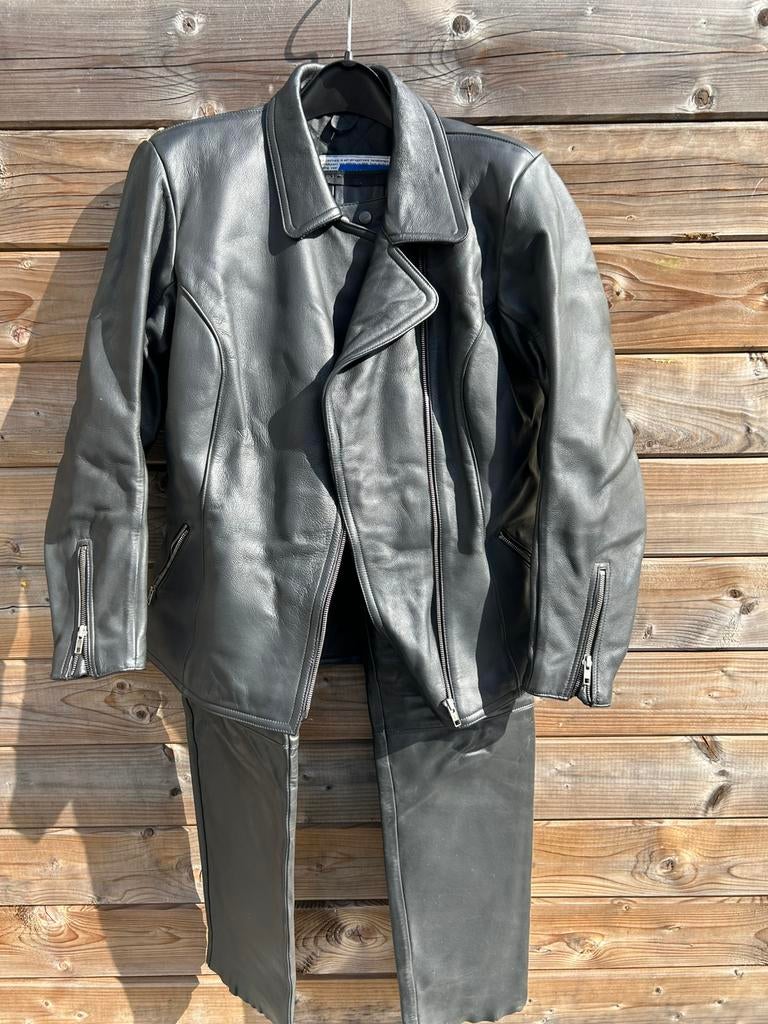 Vest en Broek zwart leder Dames 42, Enlèvement, Femmes