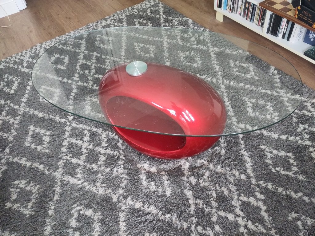 table basse, 100 à 150 cm, Verre, Enlèvement, Utilisé