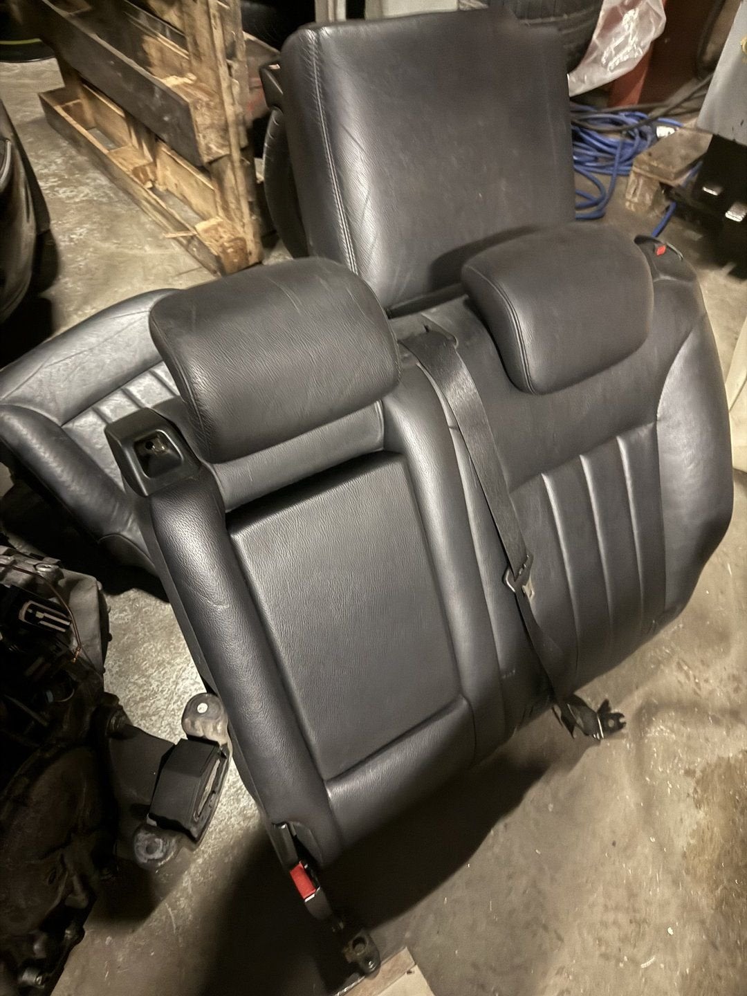 Mercedes W164 ML lederen achterbank, Gebruikt, -, Ophalen of Verzenden, -
