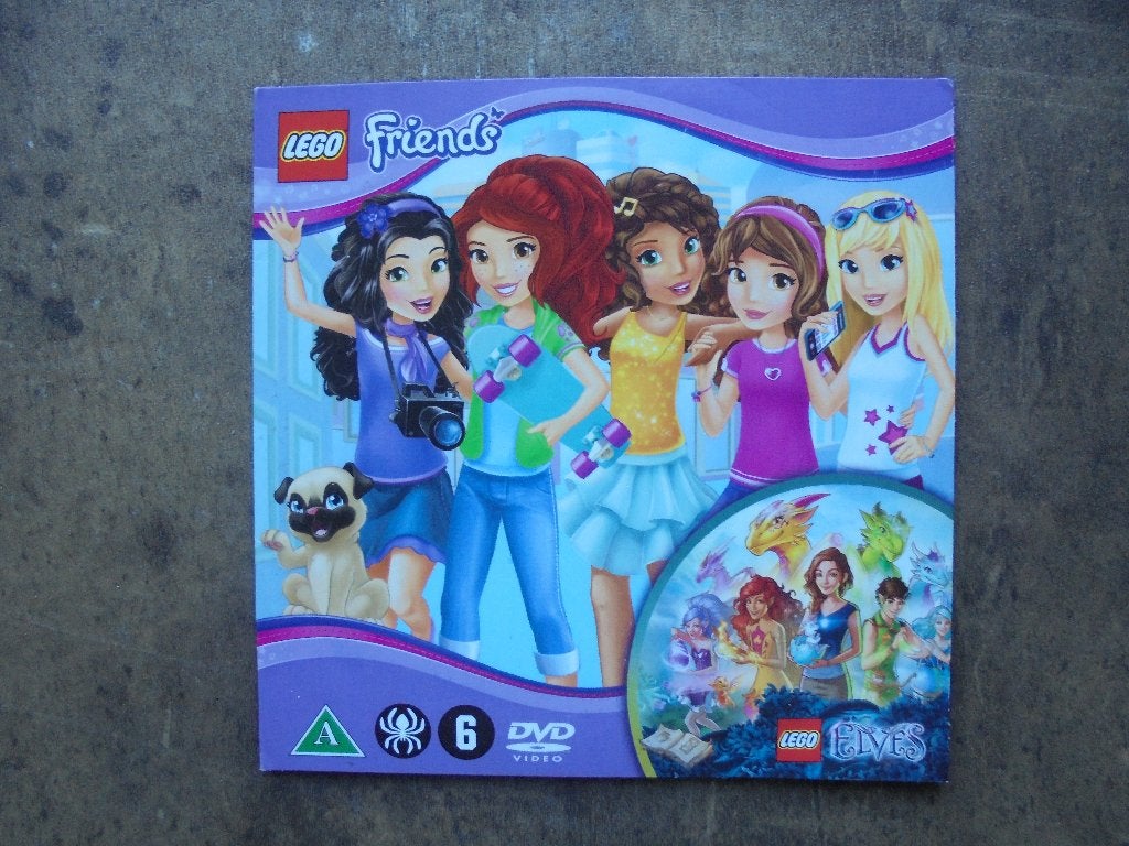 Lego DVD Friends & Elves (zie foto's), Gebruikt, Tekenfilm, Alle leeftijden, Overige soorten