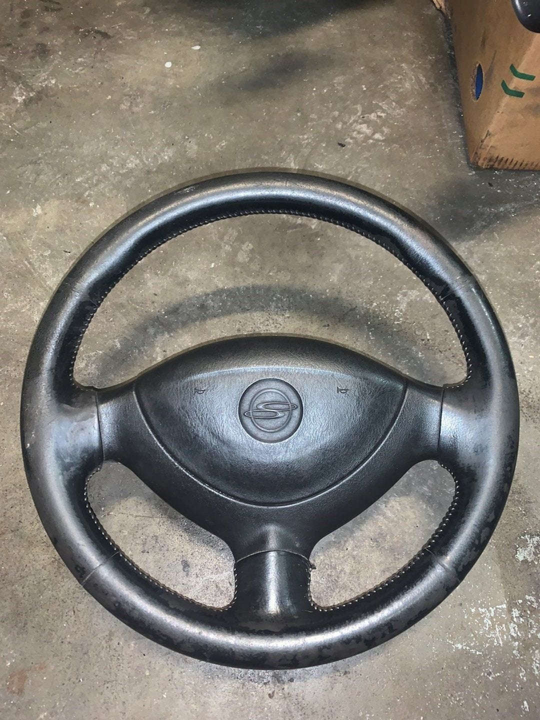 SsangYong Musso lederen stuurwiel, Gebruikt, -, -, Ophalen of Verzenden