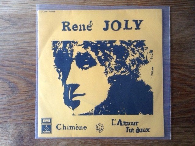 single rene joly, Cd's en Dvd's, 7 inch, Ophalen of Verzenden, Pop, Beschermende buitenhoes