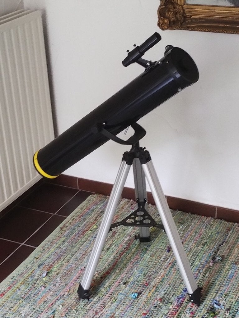 Telescoop - Sterrenkijker, Audio, Tv en Foto, Optische apparatuur | Telescopen, Ophalen, 80 tot 200 mm, Met statief, Spiegeltelescoop (reflector)