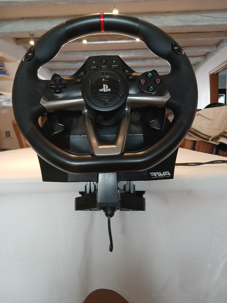 PS5 HORI APEX Bekabeld Racing Wheel met pedalen, Games en Spelcomputers, Ophalen of Verzenden, Gebruikt, Stuur of Pedalen