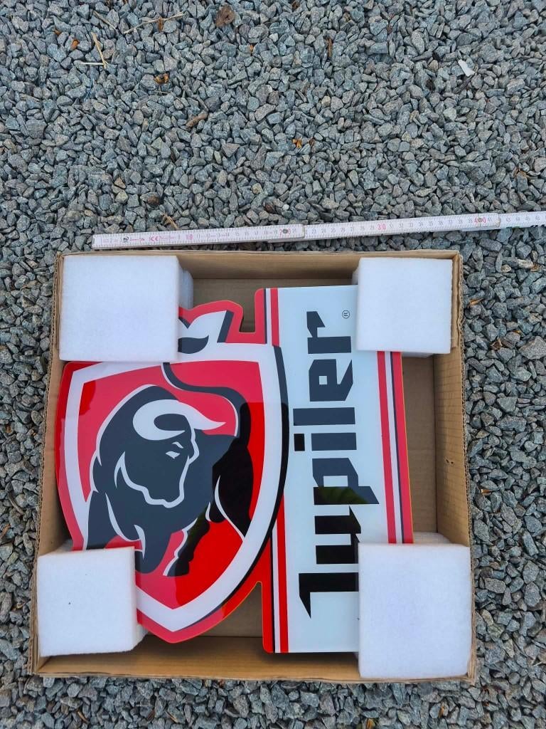 Jupiler lichtbord, Ophalen, Nieuw, Reclamebord, Plaat of Schild, Jupiler