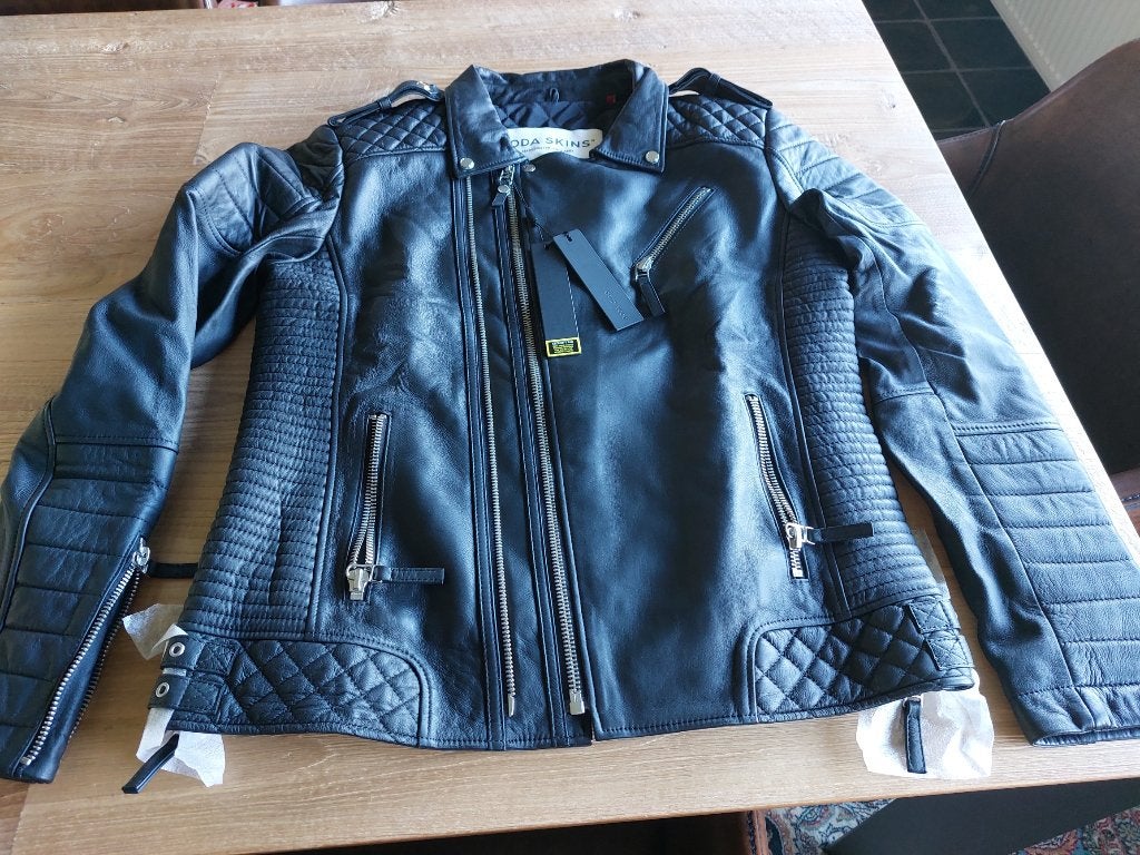 lederen vest Boda Skins napa zwart, Ophalen, Zwart, Boda Skins, Maat 56/58 (XL)