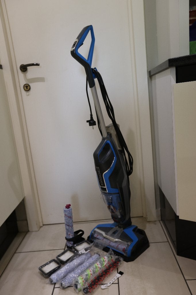 Bissell 17132 Nat & Droog Vloerreiniger 560W Grijs/Blauw, Overige merken, Zo goed als nieuw, Vloerreiniger, Minder dan 1200 watt