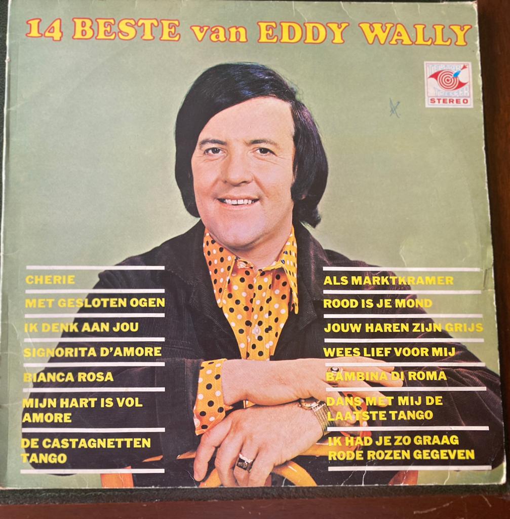 De beste van EDDY WALLY.  LP + 2 cingles., Cd's en Dvd's, Vinyl | Nederlandstalig, Ophalen of Verzenden, Gebruikt, Overige formaten