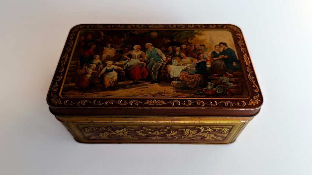 Vintage blikken doos de Braeckeleer - Jubileum, Enlèvement, Utilisé