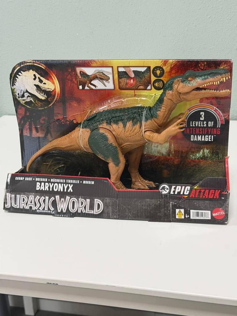 Jurassic World Park Baryonyx Epic Attack - Nieuw Zeldzaam, Verzamelen, Ophalen of Verzenden, Nieuw, Film, Actiefiguur of Pop