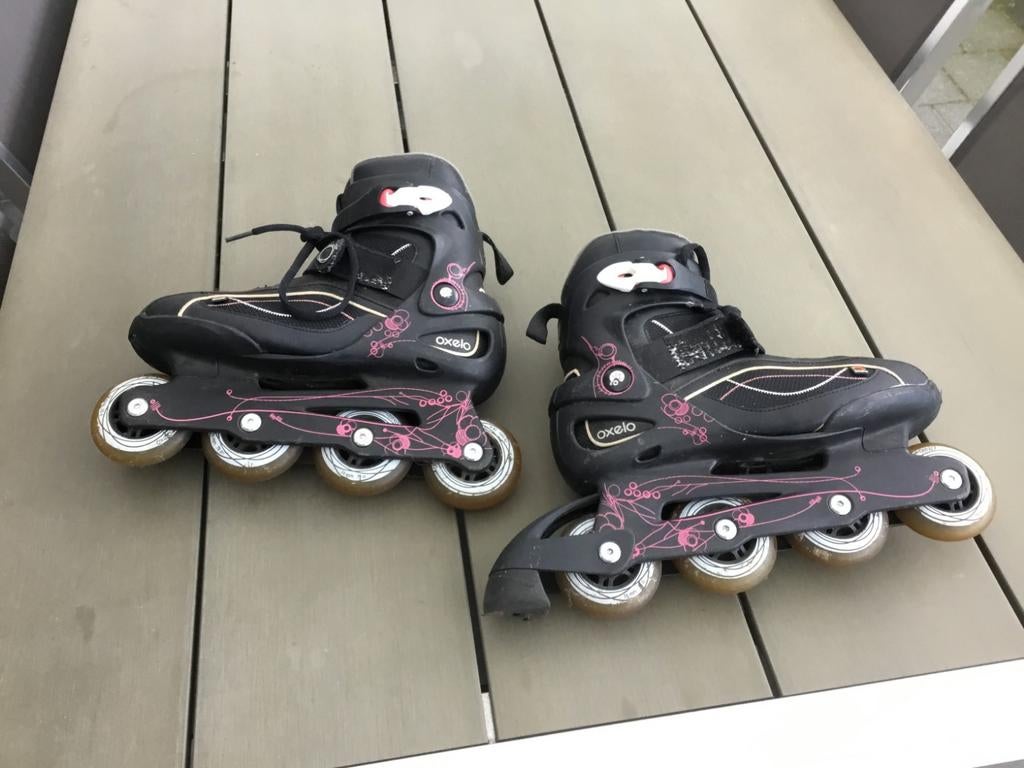 Skates decatlon maat 39,5, Sport en Fitness, Dames, Gebruikt, Ophalen of Verzenden, Inline skates 4 wielen