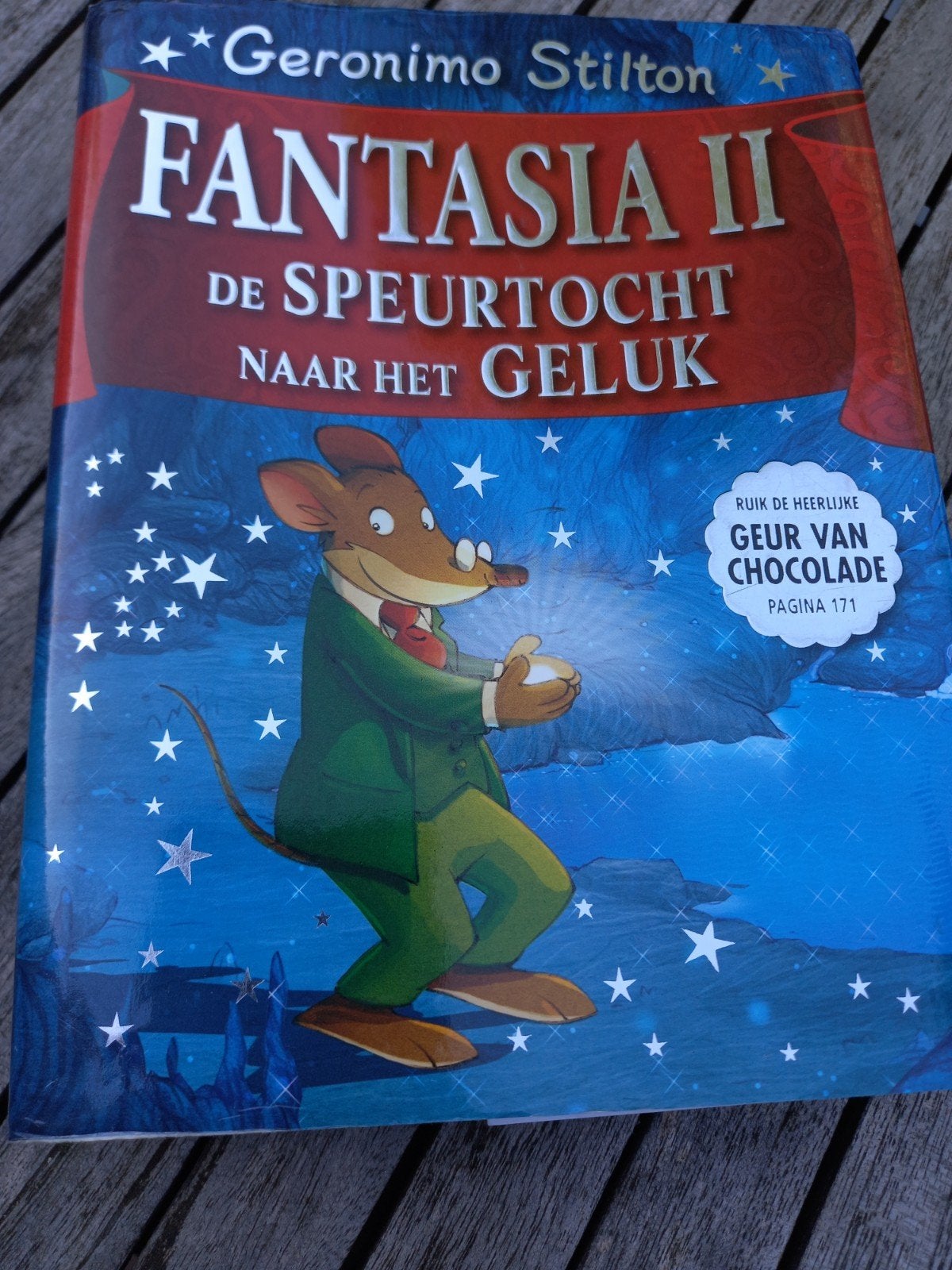Geronimo Stilton - Fantasia II 2 De speurtocht naar geluk, Enlèvement ou Envoi, Comme neuf, Geronimo Stilton
