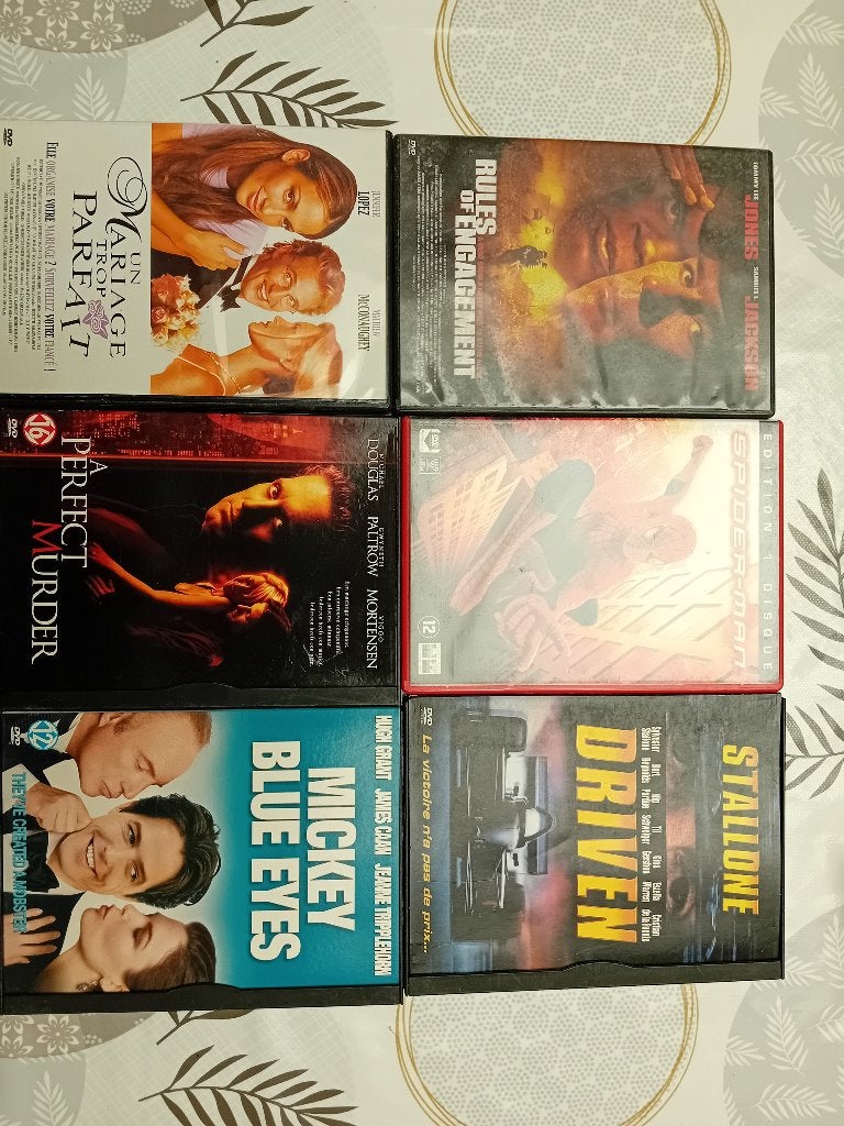 Lot de DVD de films - spiderman, driven, gladiator, ...., Ophalen of Verzenden, Zo goed als nieuw