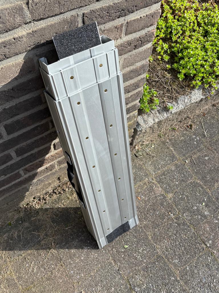 Oprijplaat aluminium uitschuifbaar, Fietsen en Brommers, Ophalen, Nieuw