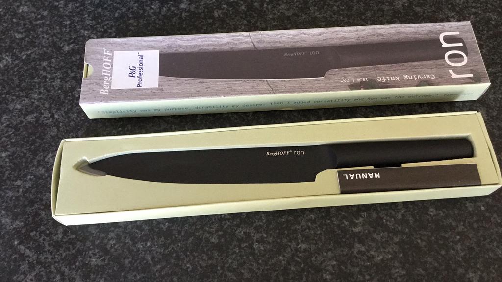 Trancheermes 19 cm BergHoff, Ophalen of Verzenden, Nieuw