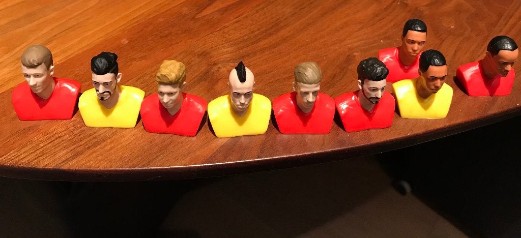 Vintage Nieuwe voetbal kaartjes, mannetjes, prenten, Ophalen of Verzenden, Nieuw