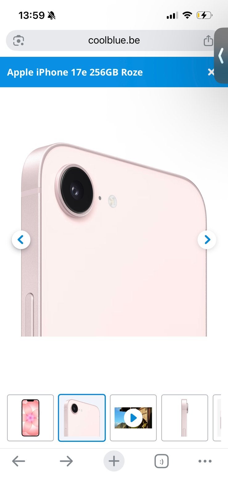 17 iPhone, Ophalen of Verzenden, Zo goed als nieuw