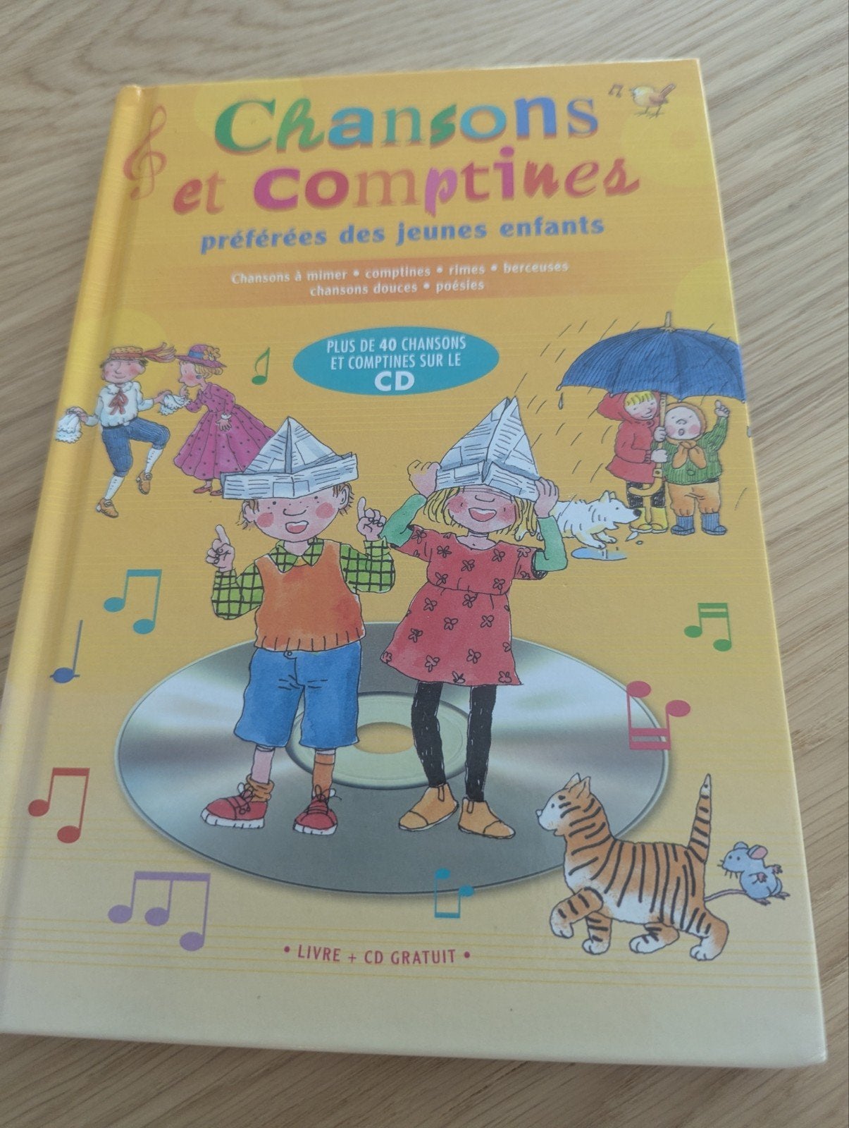 Cd met liedboek Chansons&ComptinesCd met liedjesboek

Franse, Cd's en Dvd's, Ophalen of Verzenden