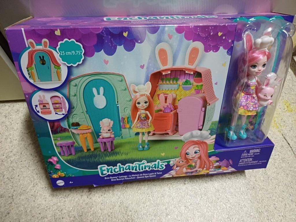 ensemble de lapins Enchantimals complet, Enlèvement ou Envoi, Comme neuf, Autres types
