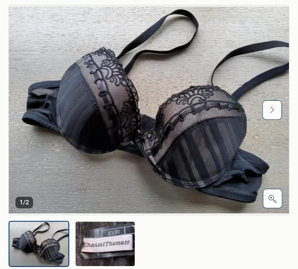 Beha Chantal Thomas nouvelle, Chantal Thomas, Envoi, Soutien-gorge