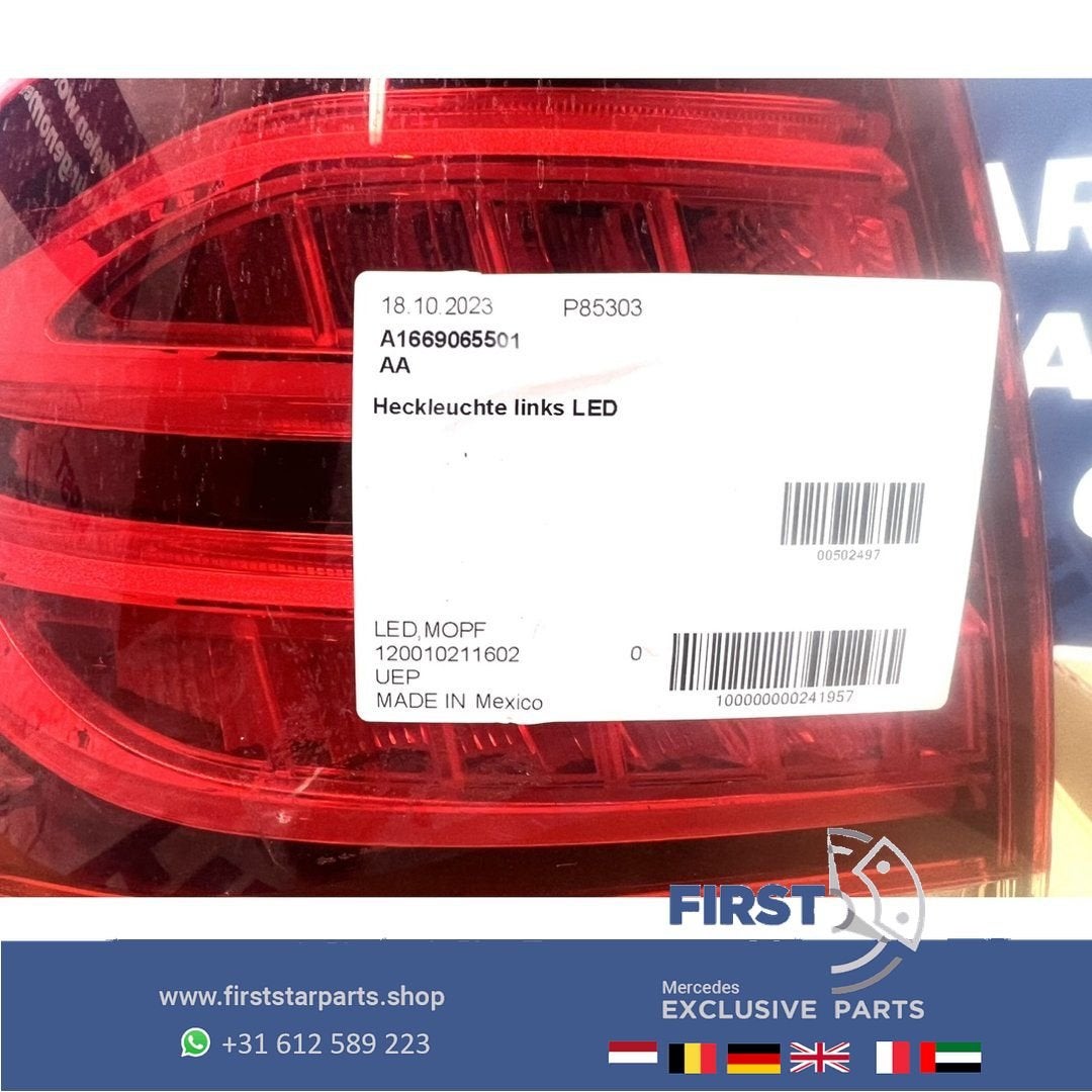 W166 GLE ACHTERLICHT LINKS A1669065501  GLE KLASSE SUV VOL L, Utilisé, -, -, Enlèvement ou Envoi