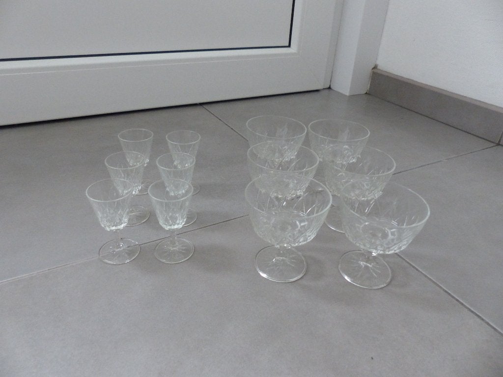 Set van 12 glaasjes - Coupes / Digestief, Verzamelen, Ophalen of Verzenden, Zo goed als nieuw
