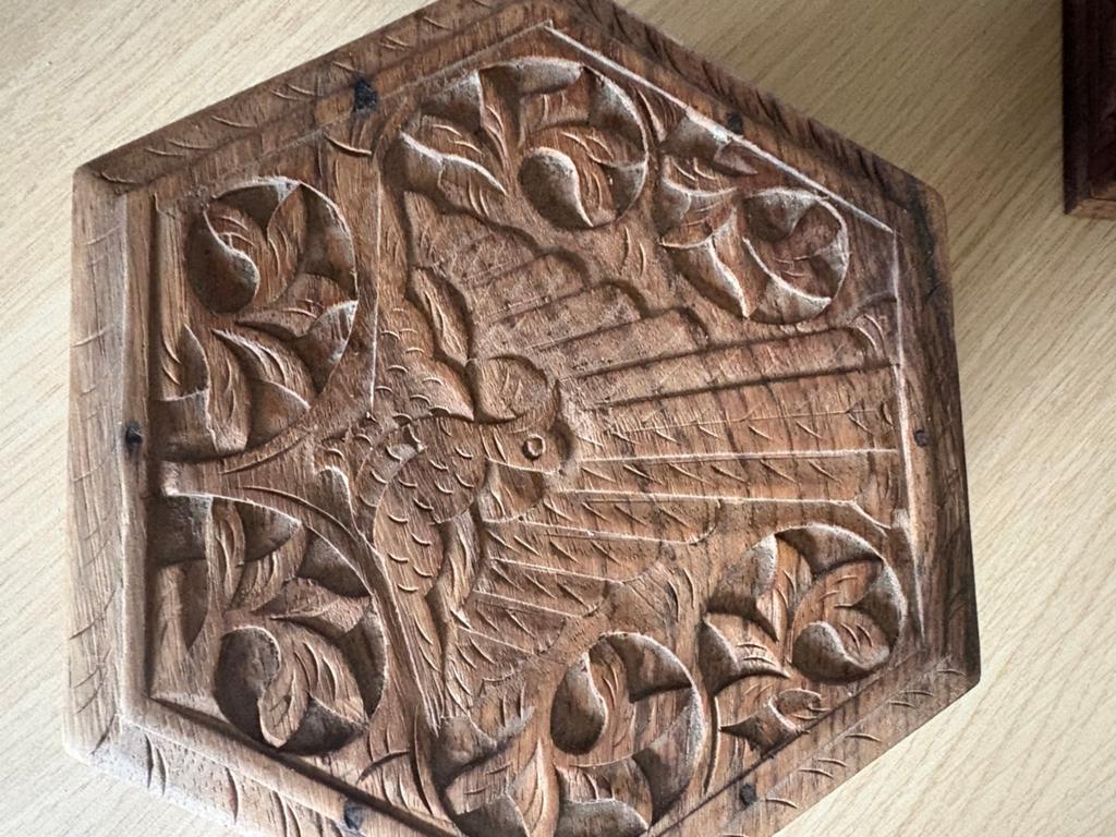 Twee Houten sieraad doosjes, Ophalen, Zo goed als nieuw
