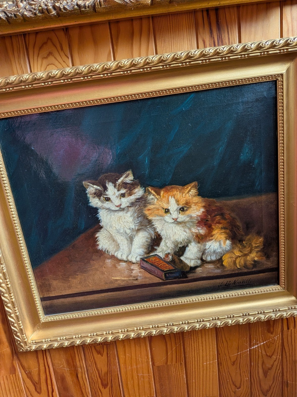 Schilderij 19eeuws v Alfred Arthur de brunel Neuville, Ophalen