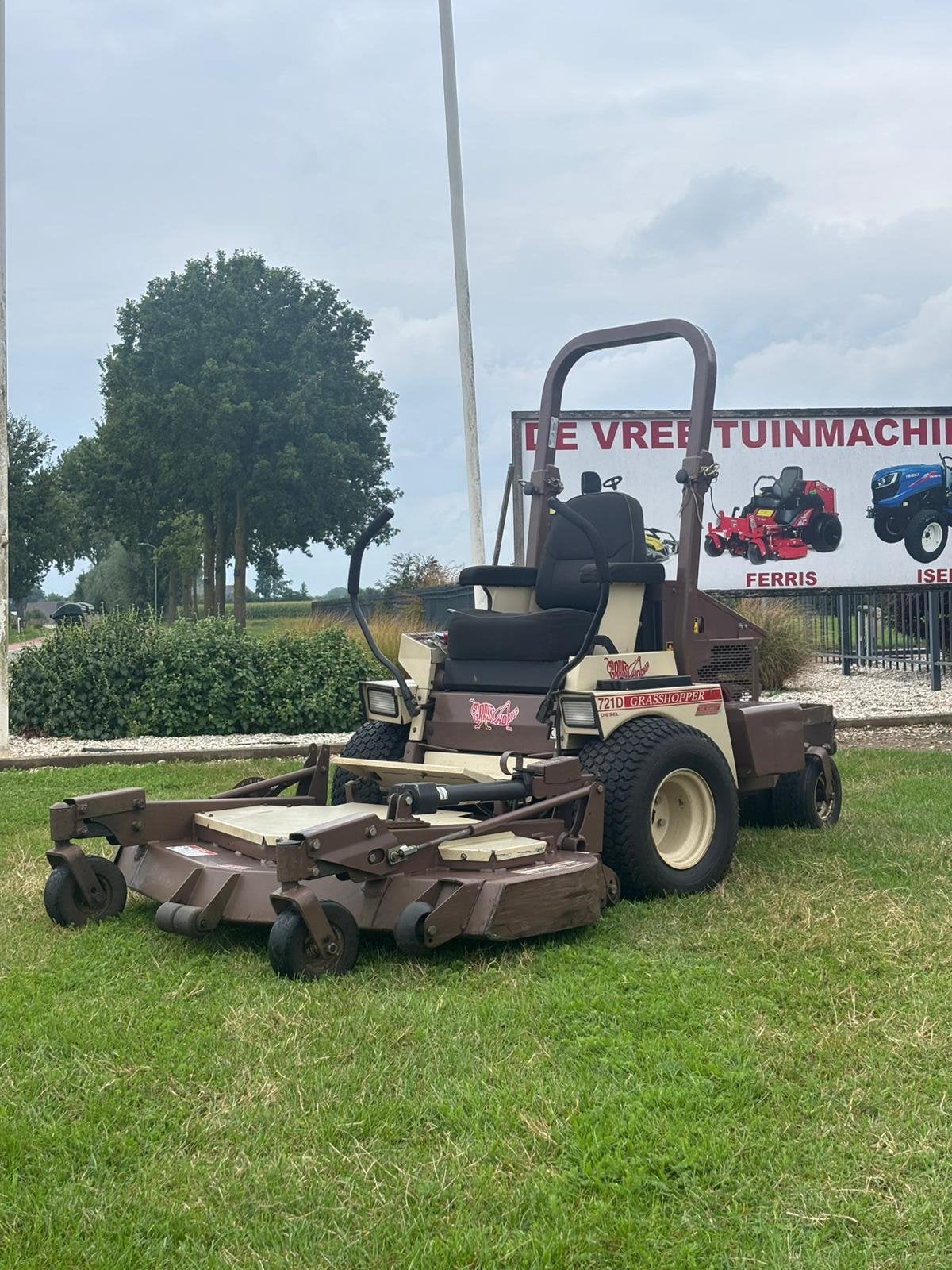 Grasshoper 721 diesel, Tuin en Terras, Cirkelmaaier, Ophalen of Verzenden, Zo goed als nieuw