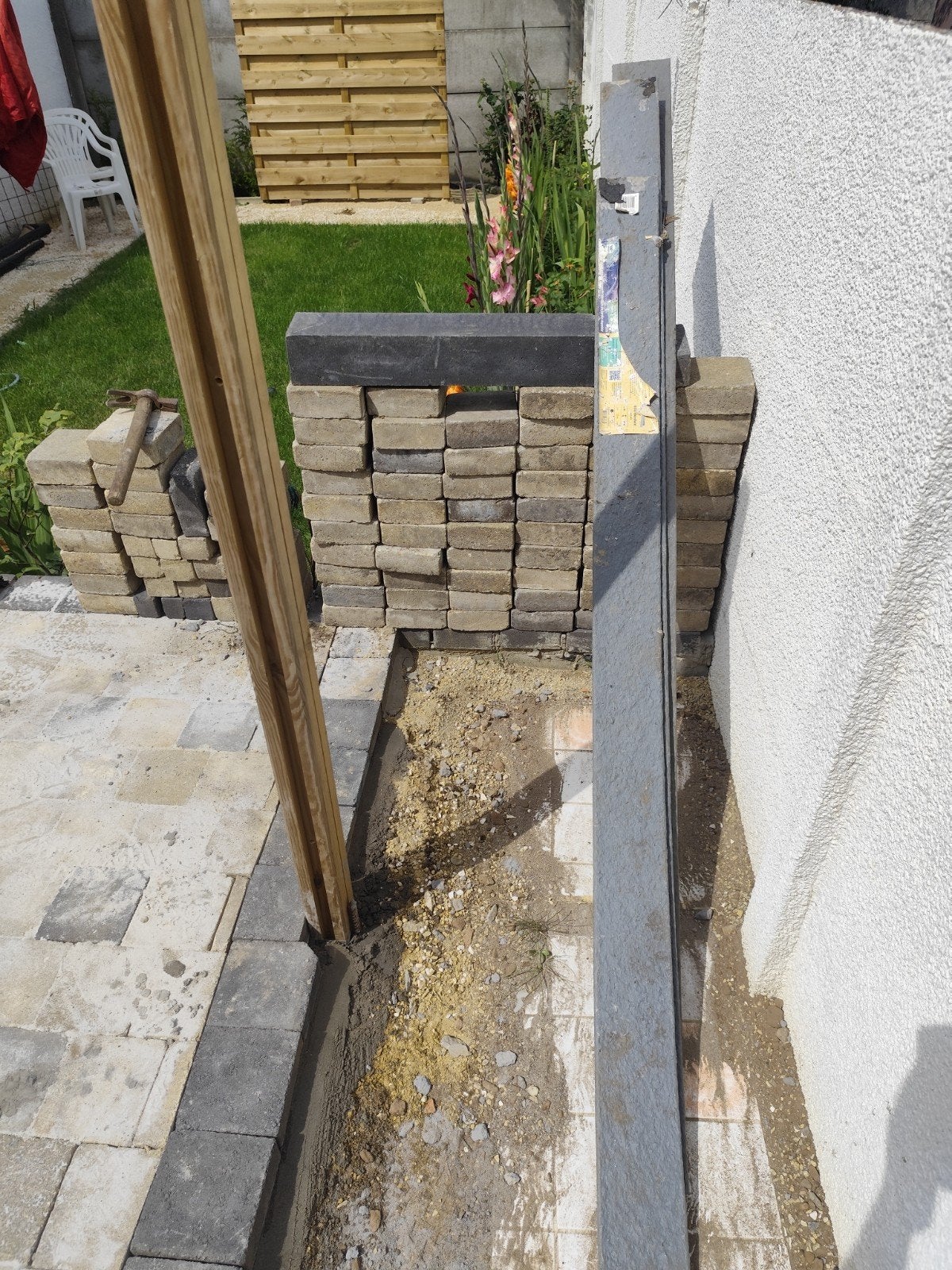 Klinkers 80 stuks. 15 x 15 x 6. Plastieke buigzame borduur., Enlèvement