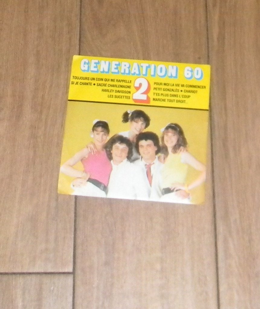 45 Tours - RARE - Génération 60 (2), CD & DVD, Enlèvement ou Envoi