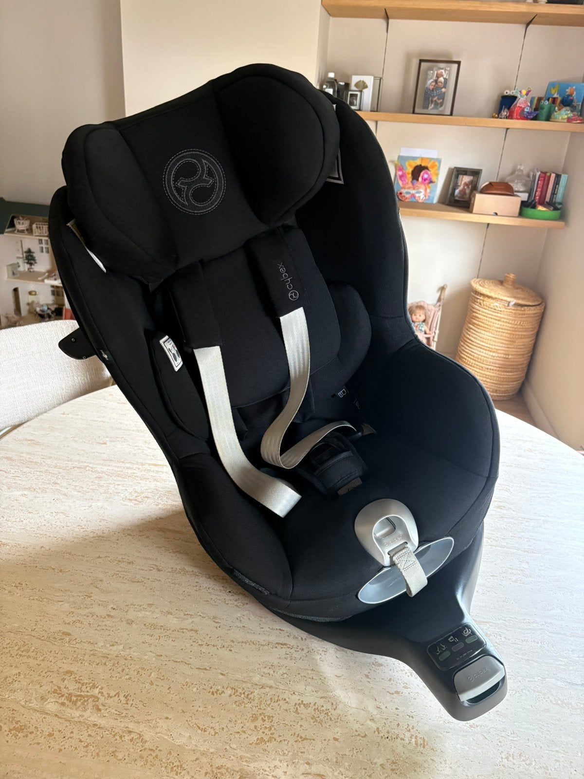 Cybex Sirona Z i-Size + Base Z – zwart – zeer nette staat, Enfants & Bébés, Enlèvement, Comme neuf, Isofix