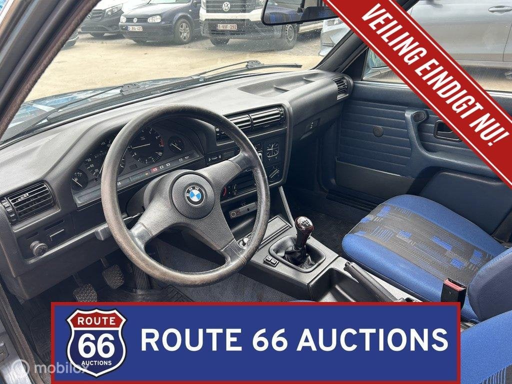 BMW 318i | 1988 | Route 66 Auctions, Autos, Achat, Entreprise, Boîte manuelle, Autre carrosserie