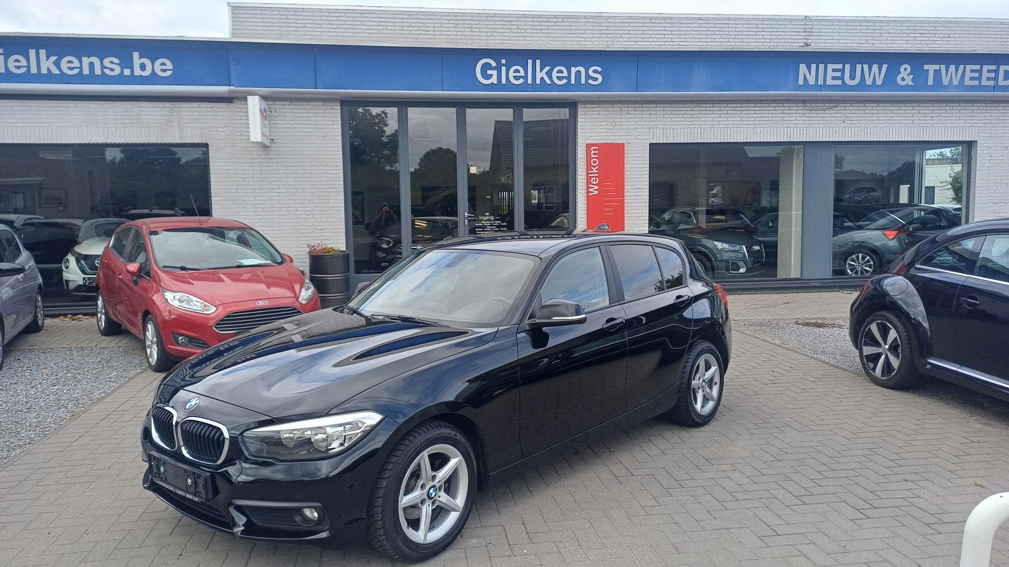 BMW 1 Serie 116 116i 5-deurs, Autos, BMW, Achat, Euro 6, Entreprise, Noir