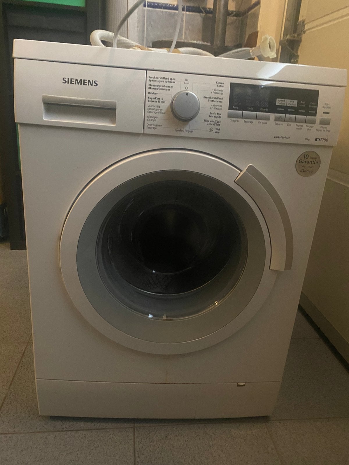 Siemens wasmachine, Ophalen, 6 tot 8 kg, Gebruikt, Bovenlader