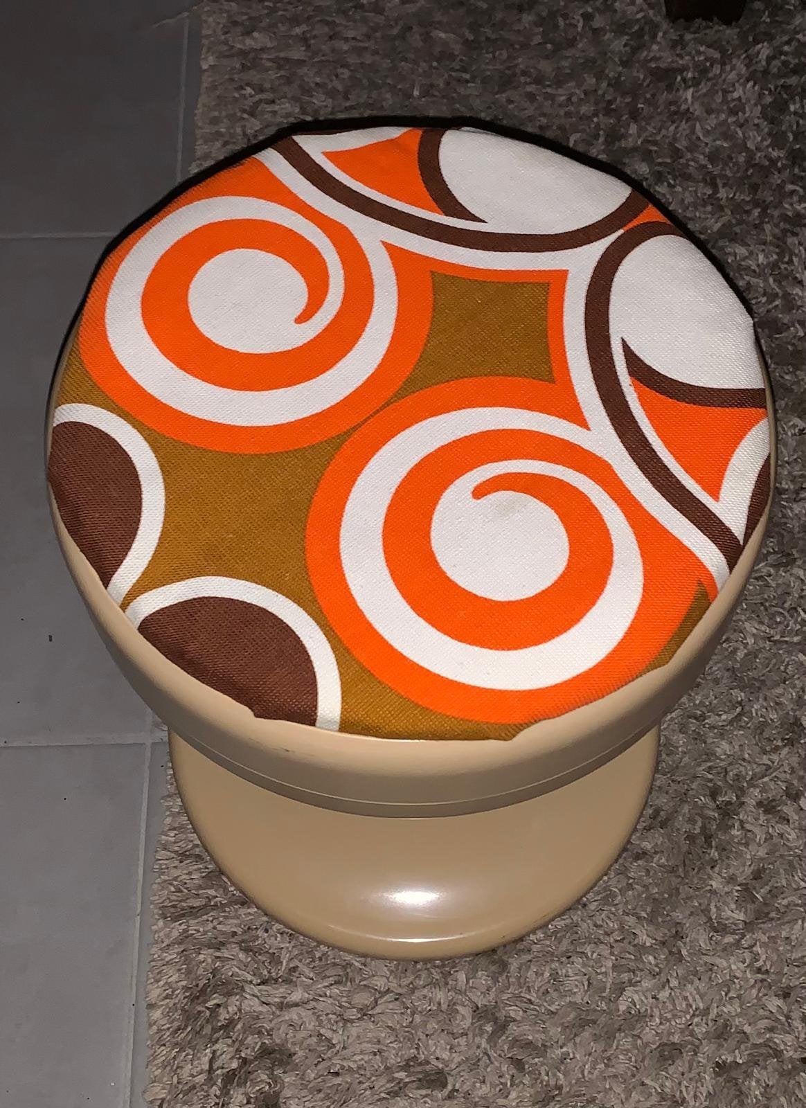 Isoklepa tulip krukje Vintage jaren ‘70, Antiek en Kunst, Ophalen, Gemerkt, 60 cm, Beige