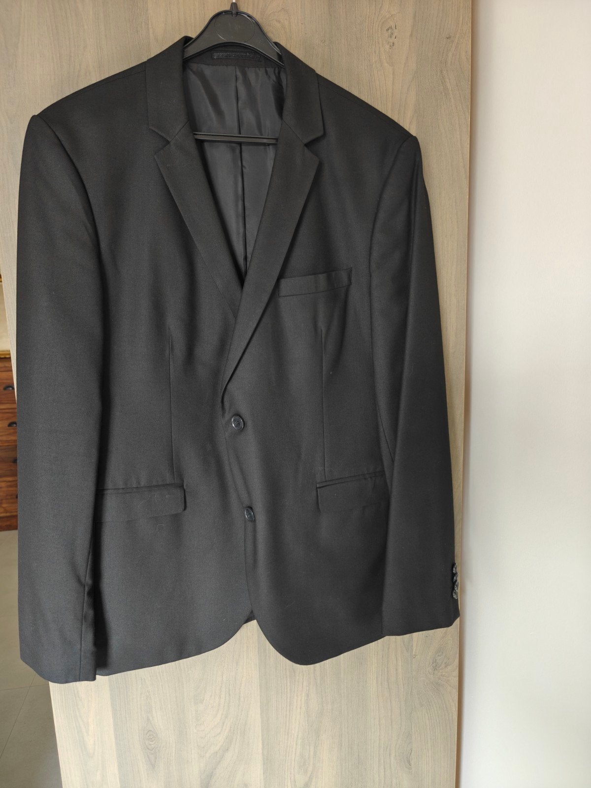 kostuum zwart slimfit maat 52, Kleding | Heren, Kostuums en vesten, Ophalen of Verzenden, Maat 52/54 (L), Zwart