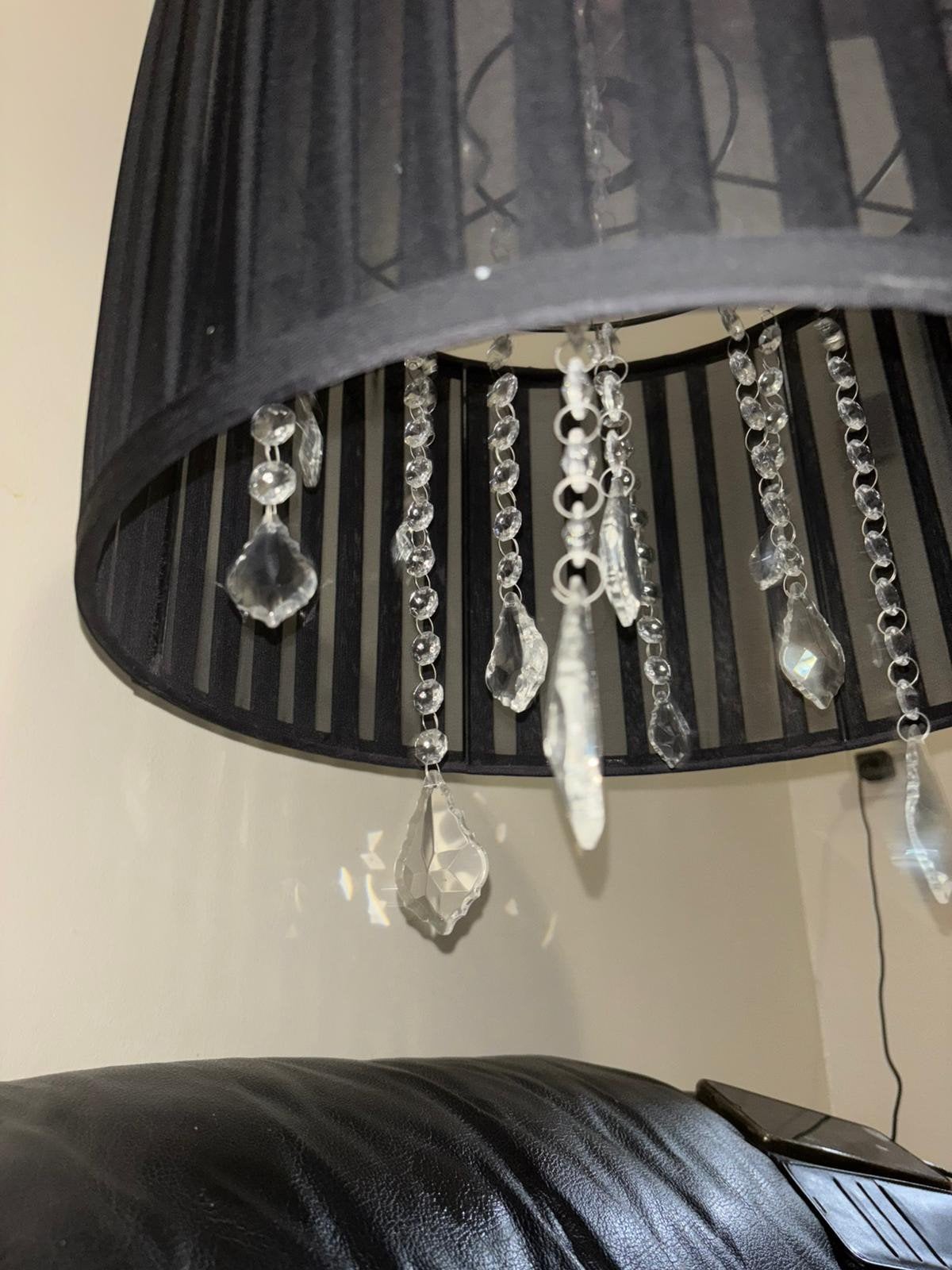 Zwarte lamp, Maison & Meubles, Lampes | Appliques, Enlèvement ou Envoi