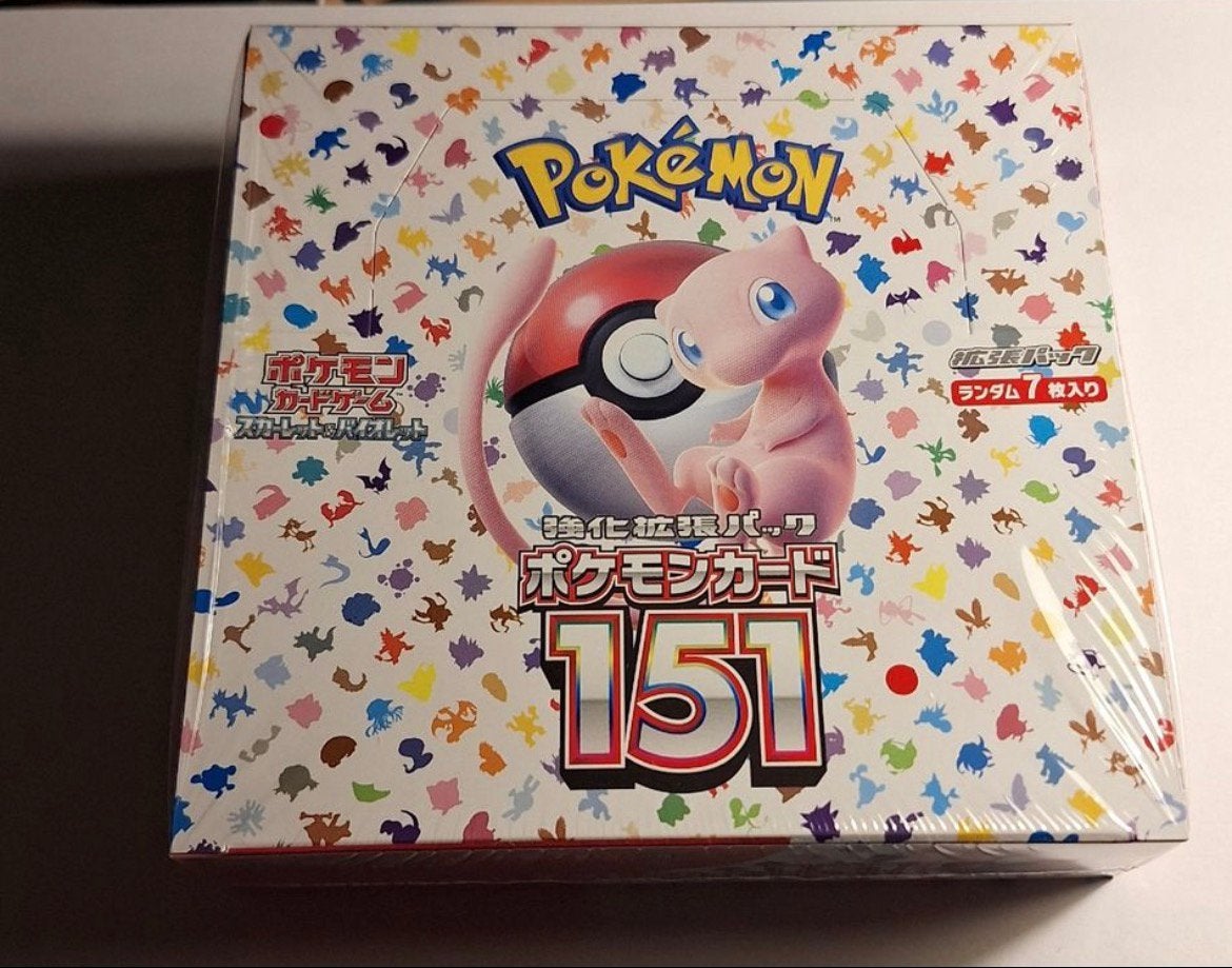 Original Japanese Pokémon 151 SV2a Booster Box – Sealed, Verzenden, Nieuw, Boosterbox
