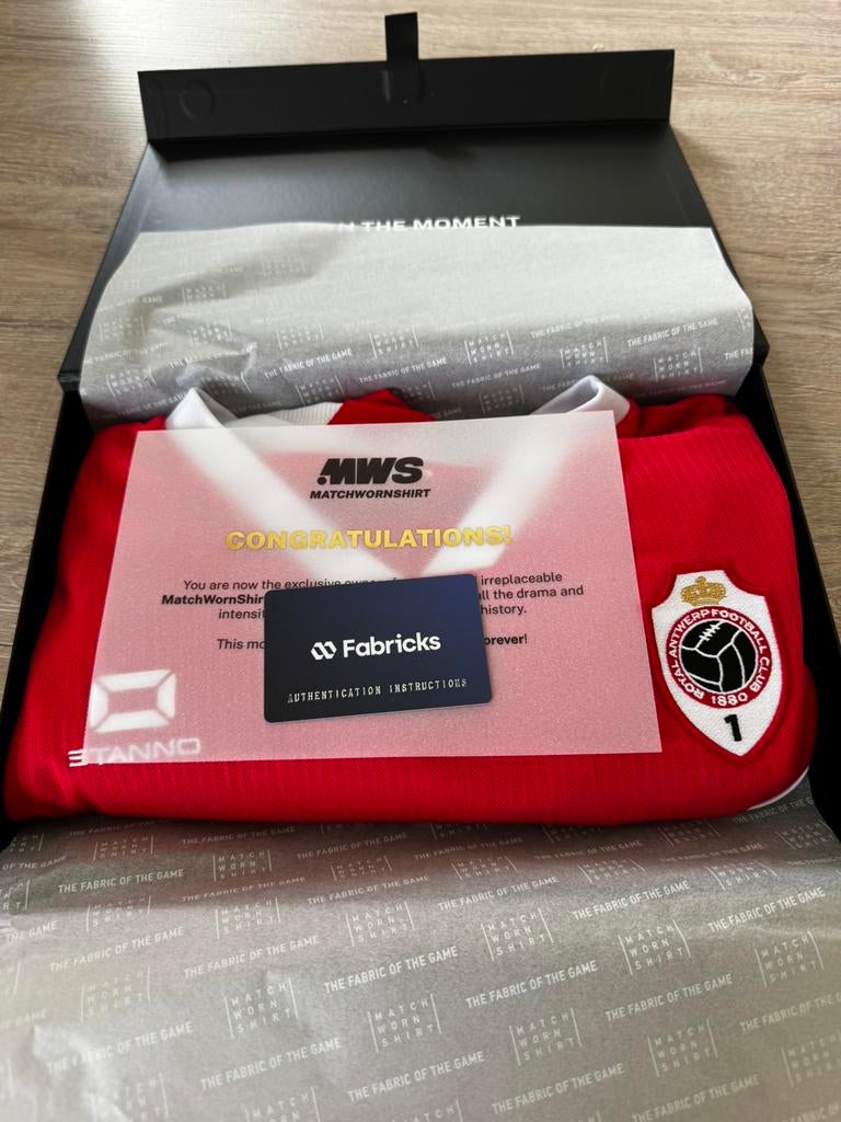 Matchworn antwerp fc, Ophalen, Nieuw, Shirt