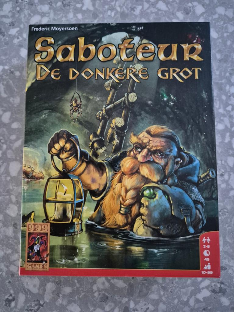 Bordspel Saboteur de donkere grot., Enlèvement