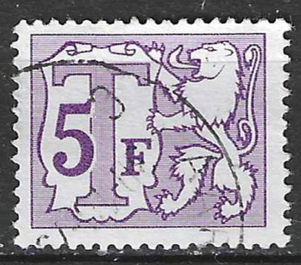 Belgique 1966 - OBP 69TX - Timbre fiscal 5 F. (ST), Timbres & Monnaies, Timbres | Europe | Belgique, Envoi, Affranchi, Oblitéré
