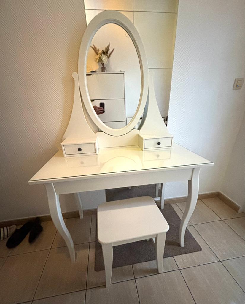 Kaptafel / make-up tafel Ikea Hemnes, Ophalen, Zo goed als nieuw