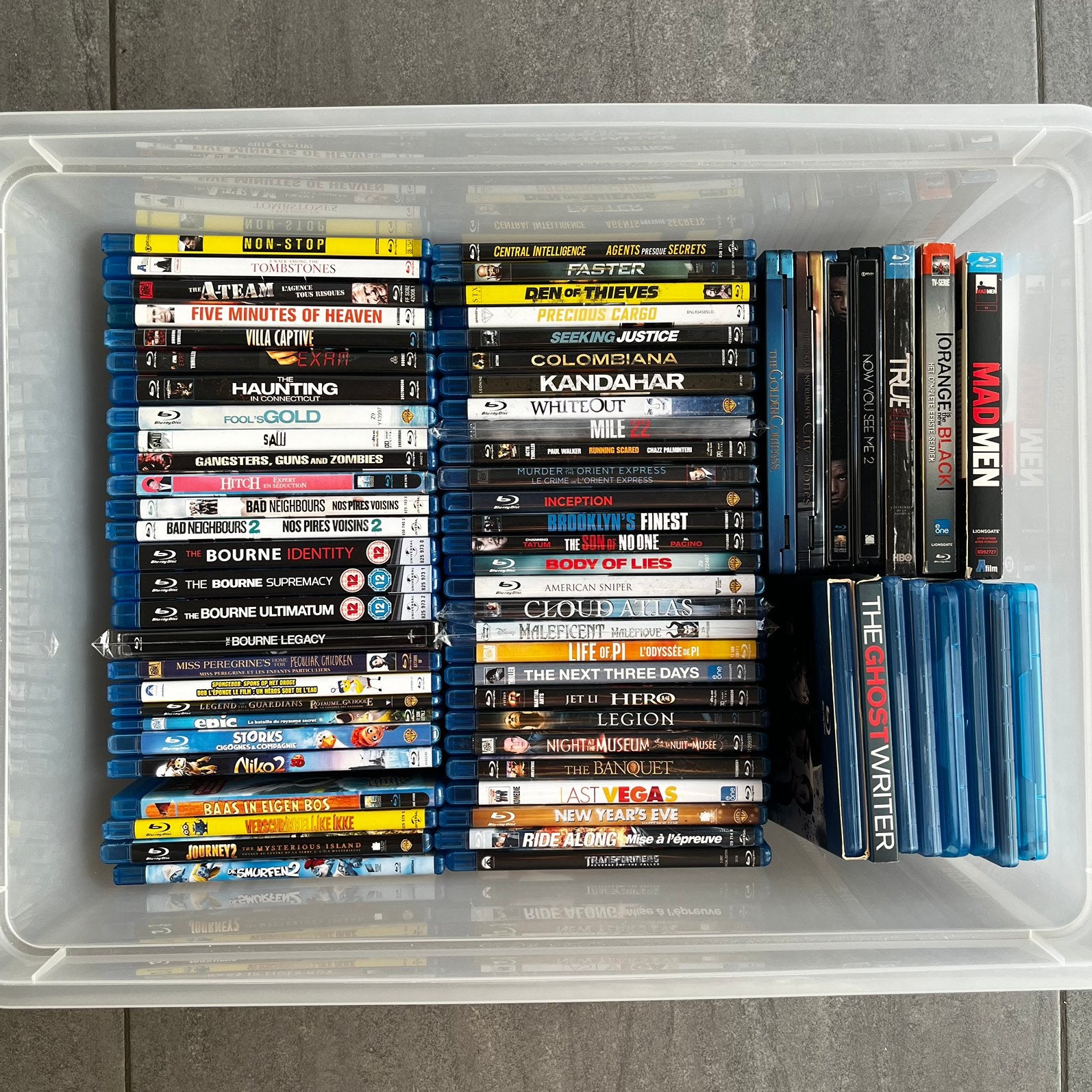 70 Blu-rays | Films, Series, Steelbooks & Special Editions, Cd's en Dvd's, Blu-ray, Zo goed als nieuw, Actie, Audio, Ophalen of Verzenden