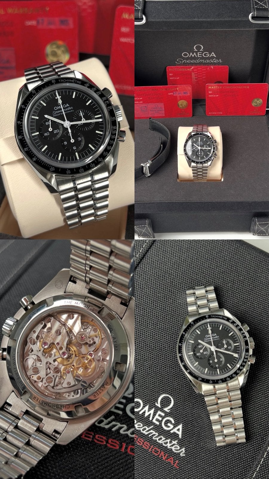 Omega Speedmaster Professional Moonwatch – Full Set, Bijoux, Sacs & Beauté, Montres | Hommes, Enlèvement, Omega, Acier, Acier