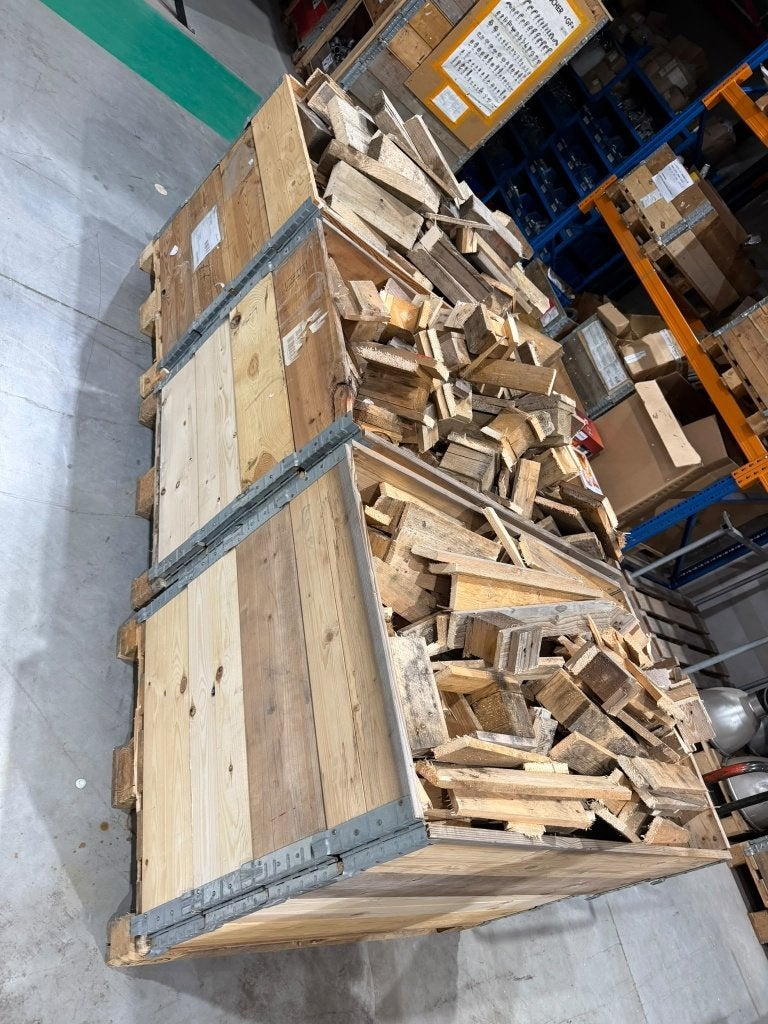 Bois de palettes usagées – Heverlee, Jardin & Terrasse, 6 m³ ou plus, Enlèvement, Autres essences de bois, Bûches