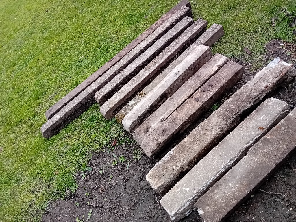 betonnen palen, Ophalen, Palen