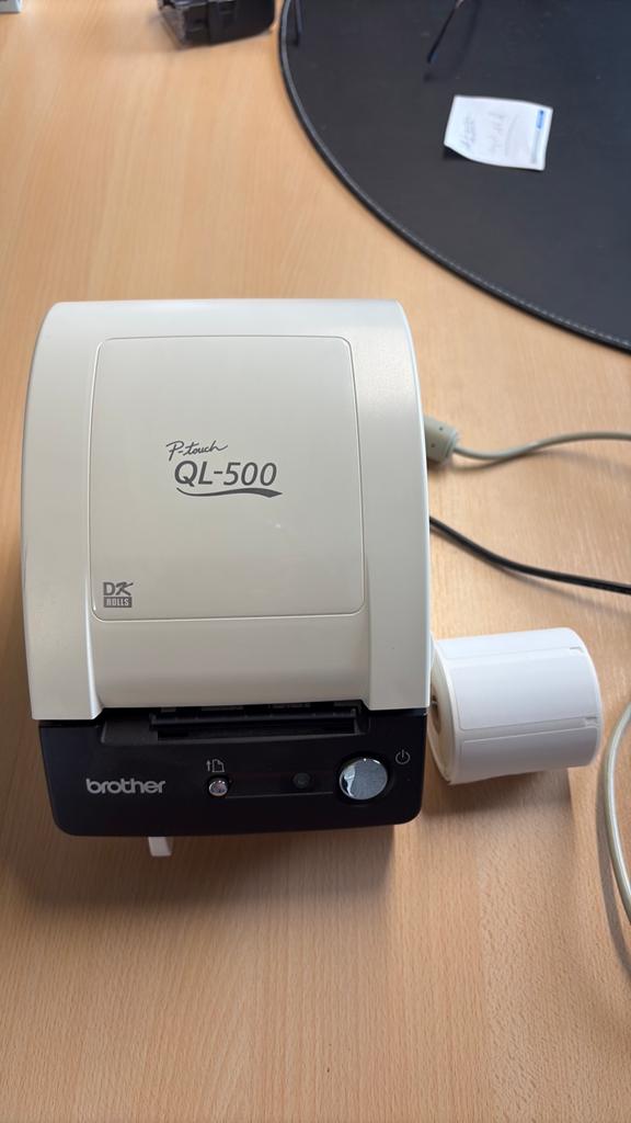 Labelprinter Brother P touch QL500, Computers en Software, Ophalen, Gebruikt, Etiket